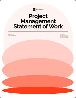 Project management statement of work template